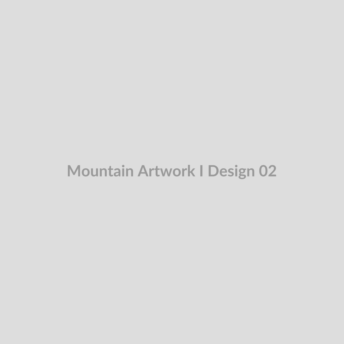 Mountain Artwork I - Design 02