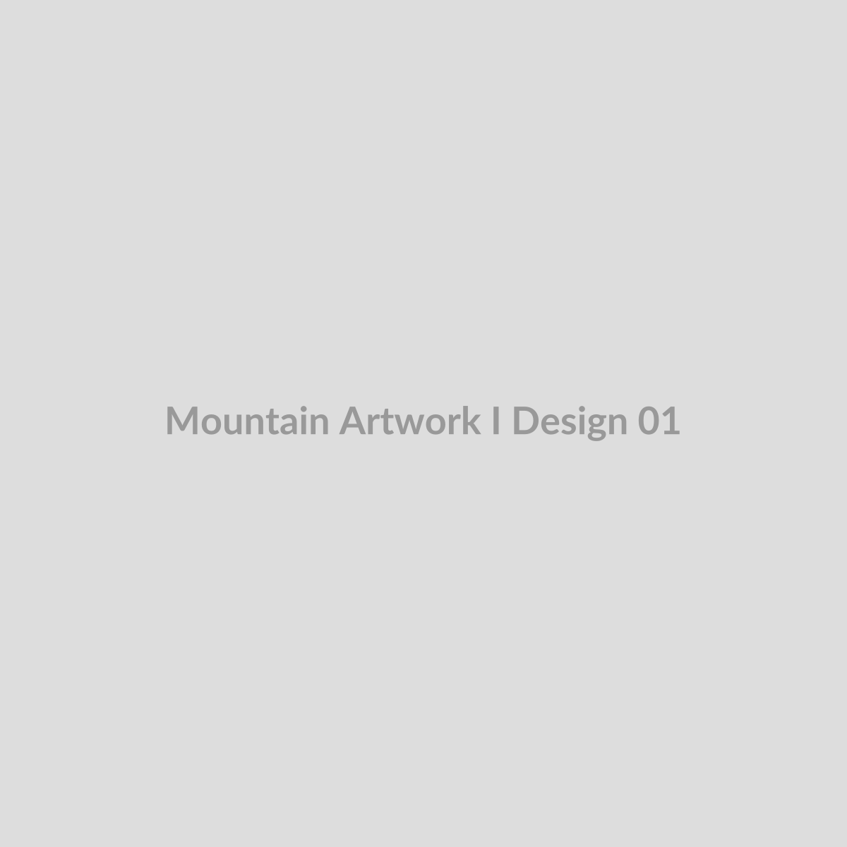 Mountain Artwork I - Design 01